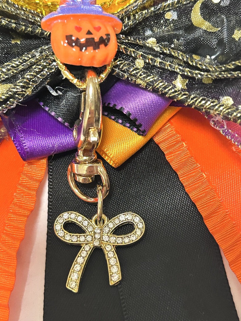 【ハロウィン限定SALE】Halloween オレンジ×パープル ロゼット♡推し活