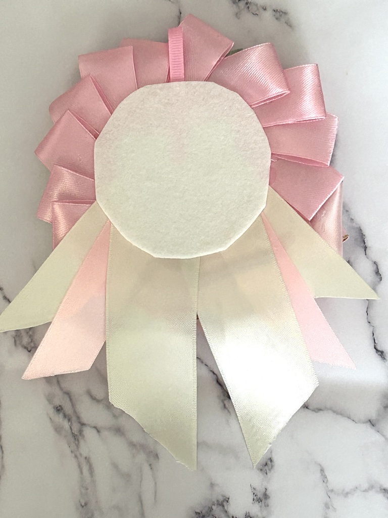 Sweet Garden♡くすみピンクの推し色ロゼット|推し活・缶バッジ