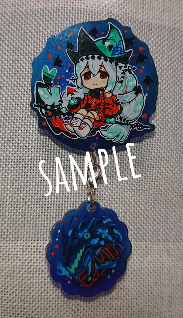 オペレーターアクリルクリップ