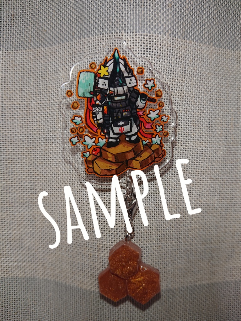 オペレーターアクリルクリップ