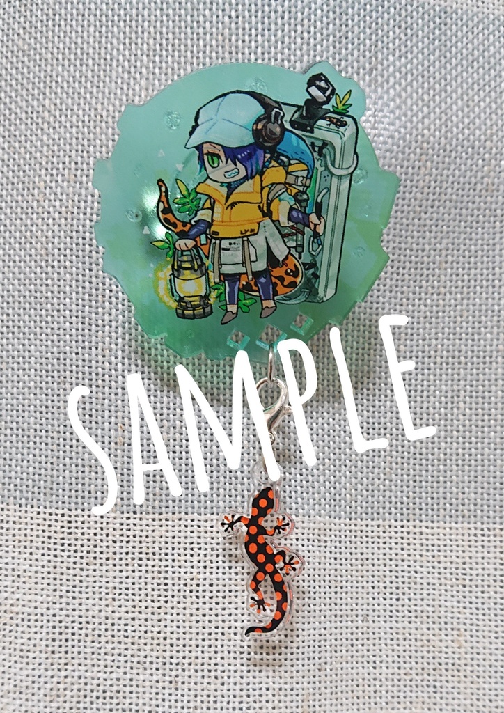 オペレーターアクリルクリップ