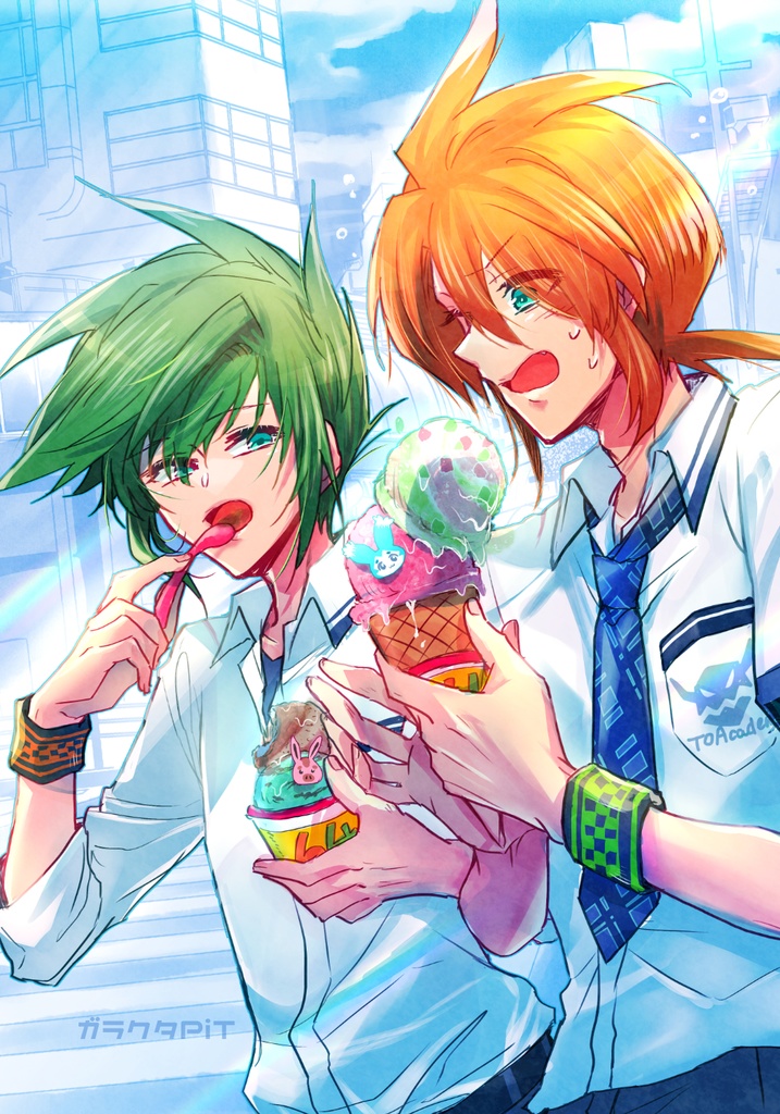 無配♡暑中見舞い&歴代表紙全体画像