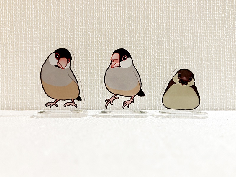 桜文鳥さん アクリルスタンド