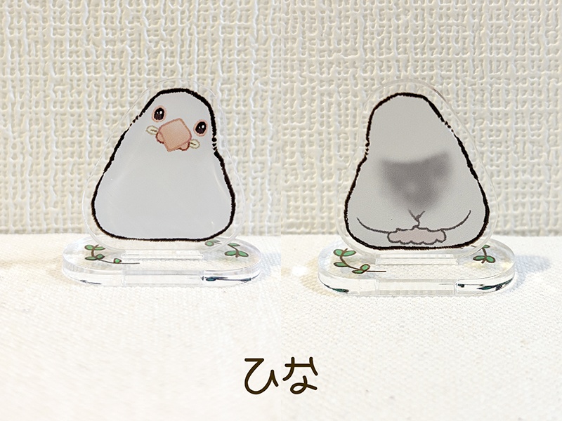 白文鳥さん アクリルスタンド
