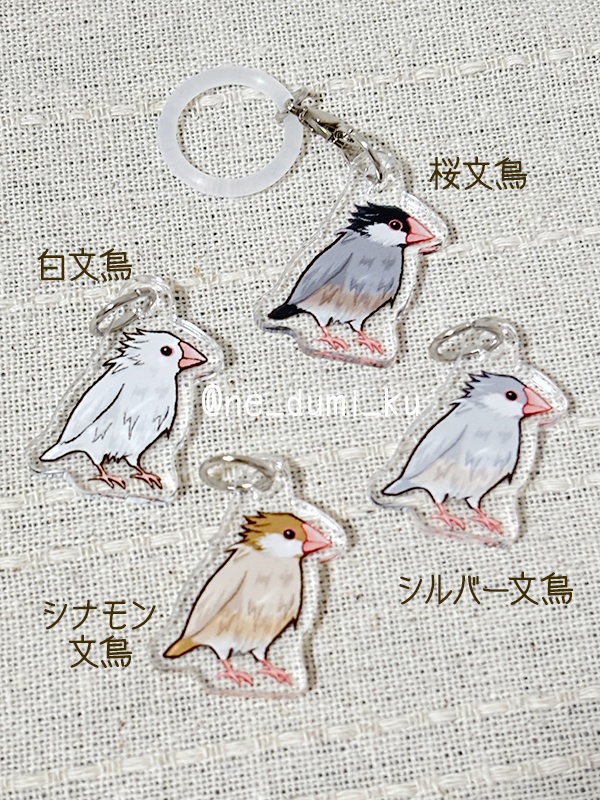 文鳥さん アンブレラマーカー