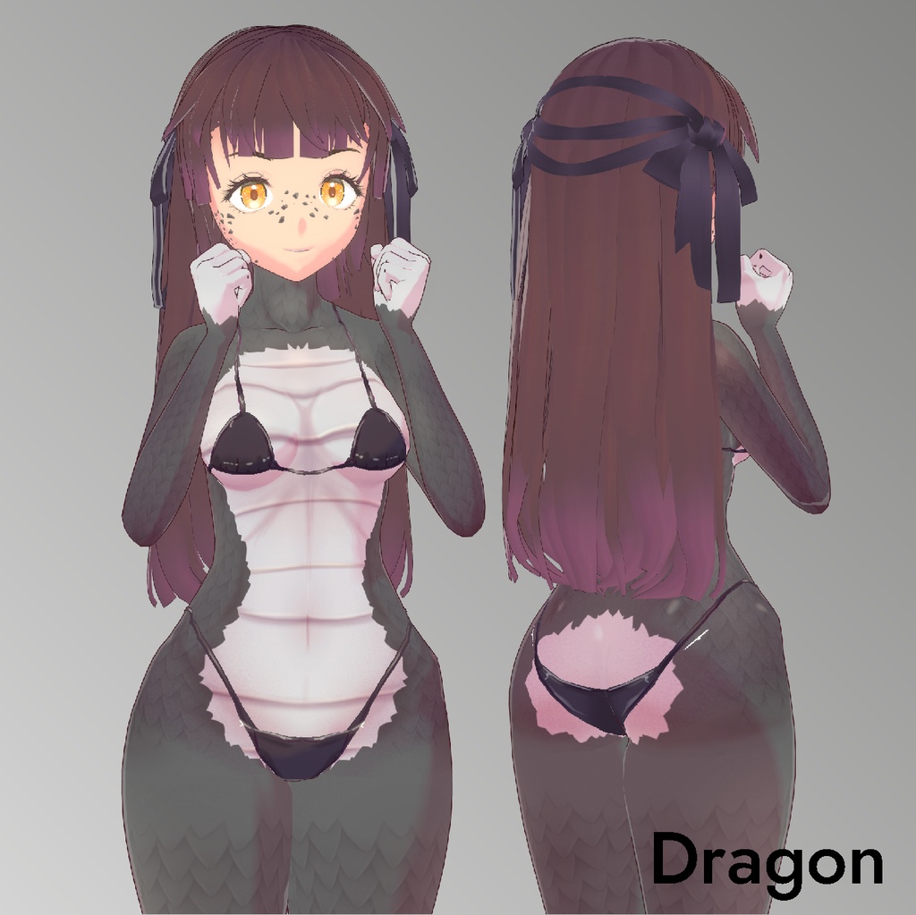 Body Textures Collection for Furrys VroidStudio Characters (Face and Body)