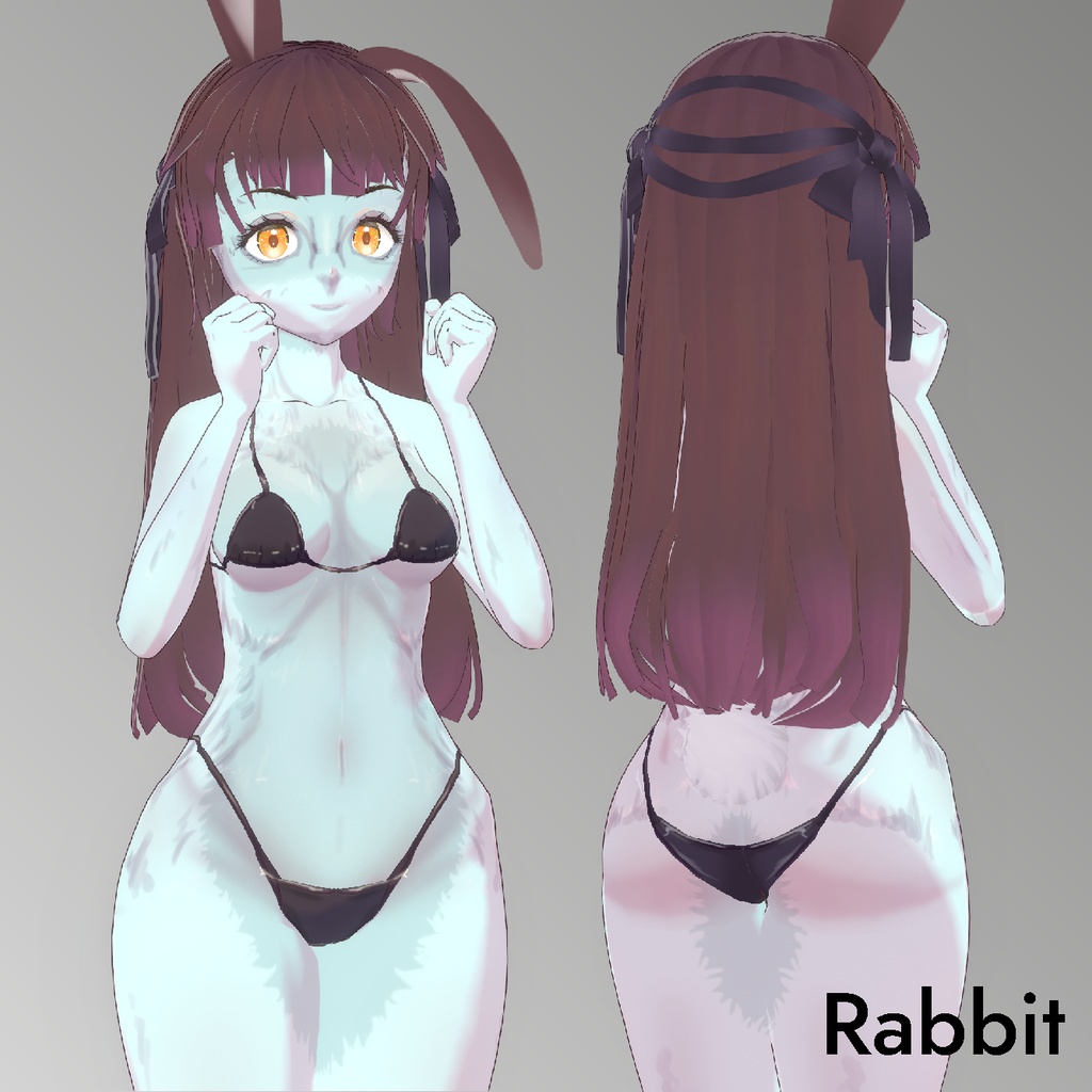 Body Textures Collection for Furrys VroidStudio Characters (Face and Body)