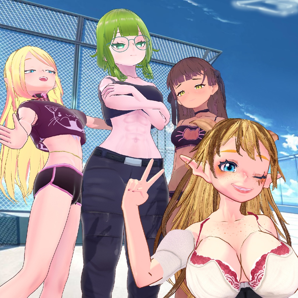 【VRoid】 Full Texture Body in VroidStudio - Oclusion and normal maps