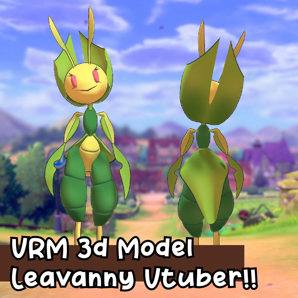 [ VRM Model ] Leavanny Vtuber