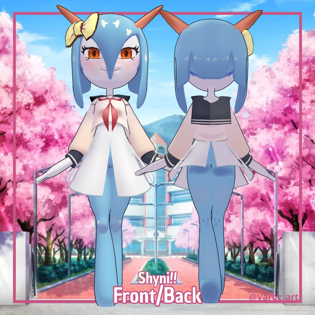 Kirlia Avatar modelo For VRchat (Vtuber)