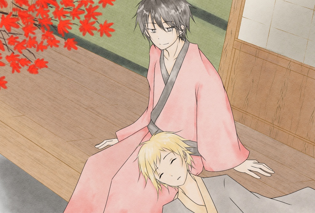 ポストカード【和装カノシン】