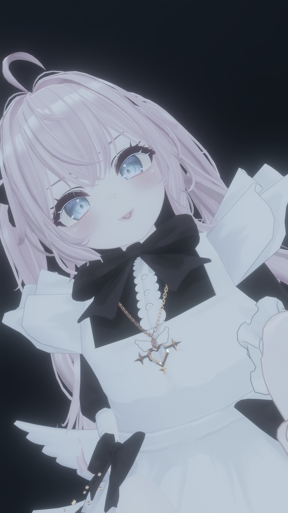 天使メイド【複数アバター対応】【VRChat用衣装】