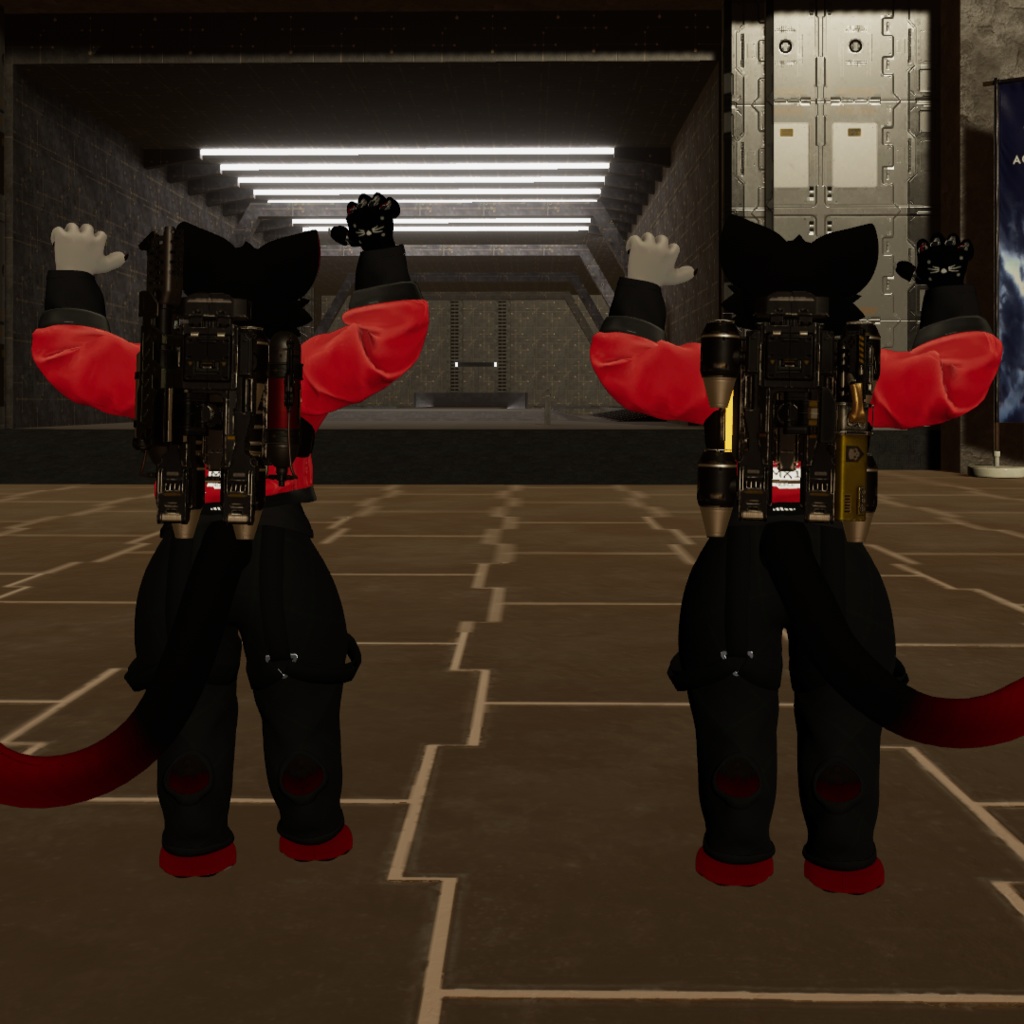 Laser & Flamethrower Drones Followers VRChat