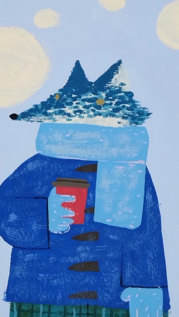 寒がりオオカミ