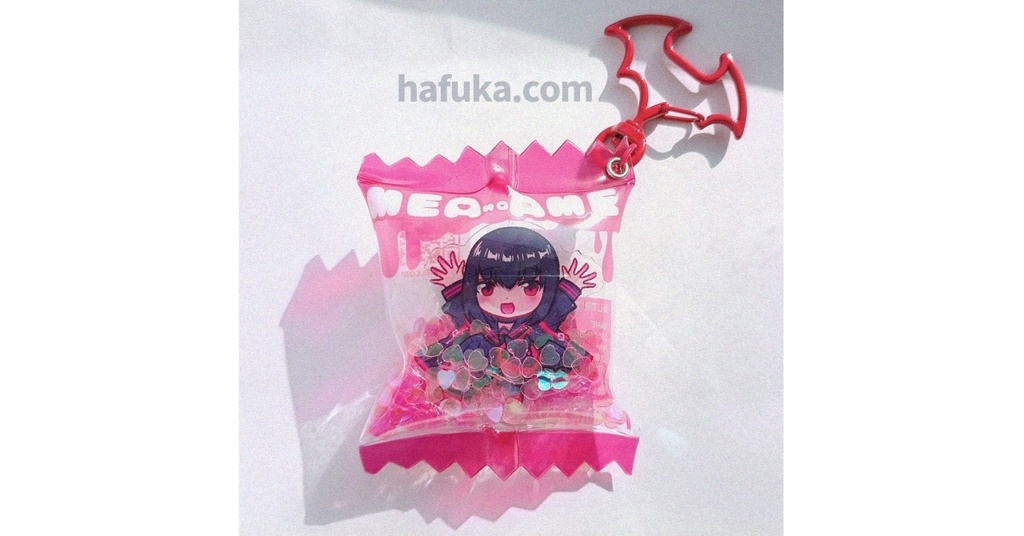 《特典セット》メアのアメ キャンディバッグ型シャカシャカキーホルダー/MEAnoAME Candy bag shaker charm