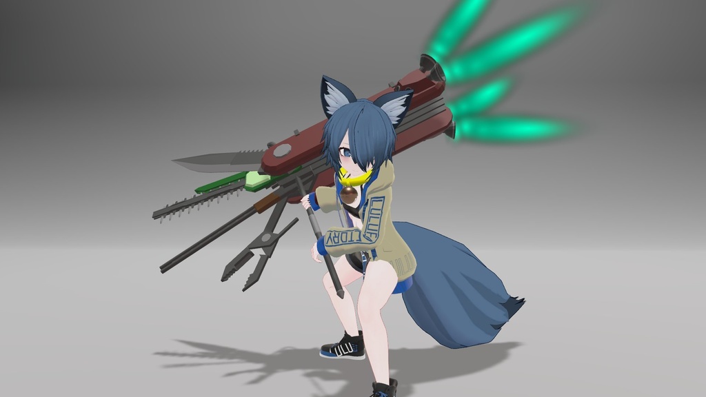 【無料】MA対応十徳ナイフ型大型変形武器