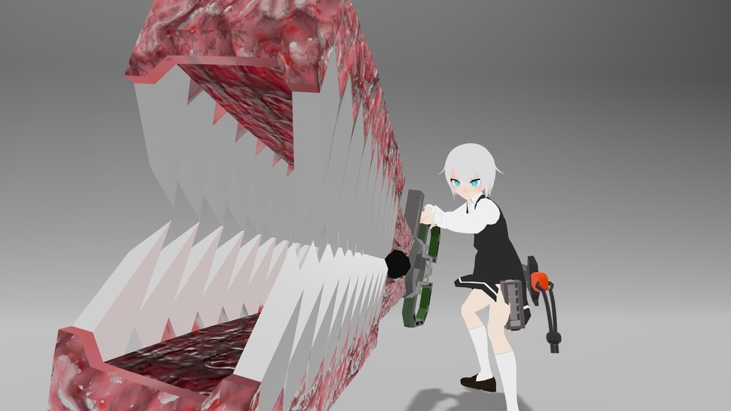 【無料】斬れ!喰え!焼け!飛べ!オリジナル武器「肉断ち鋏」