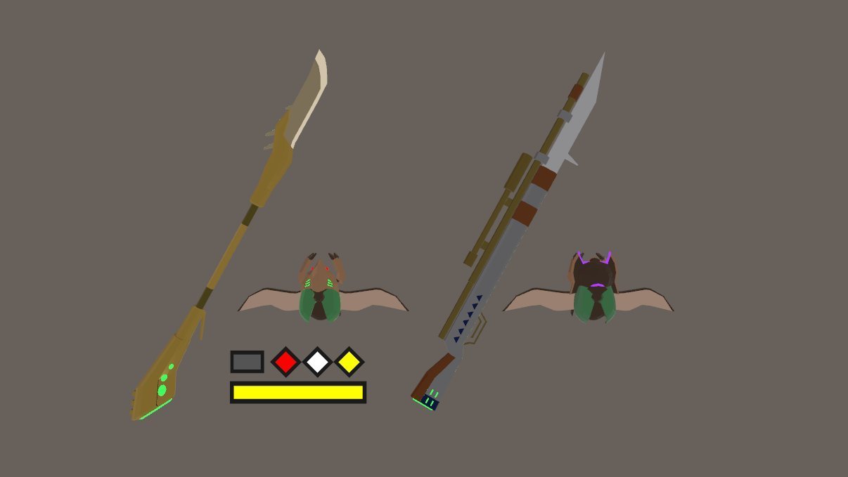 【MA対応・無料】骨系・鉱石系の操虫棍（ワールド仕様+α）【WIP】