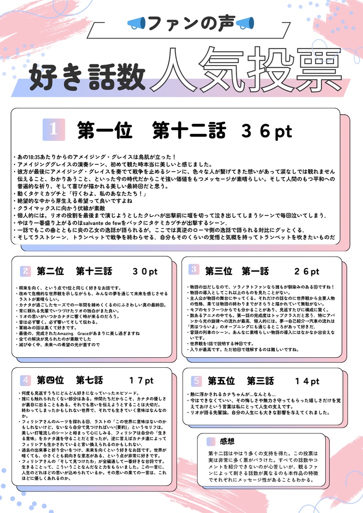 【Sound Scape 特集「ソ・ラ・ノ・ヲ・ト」】