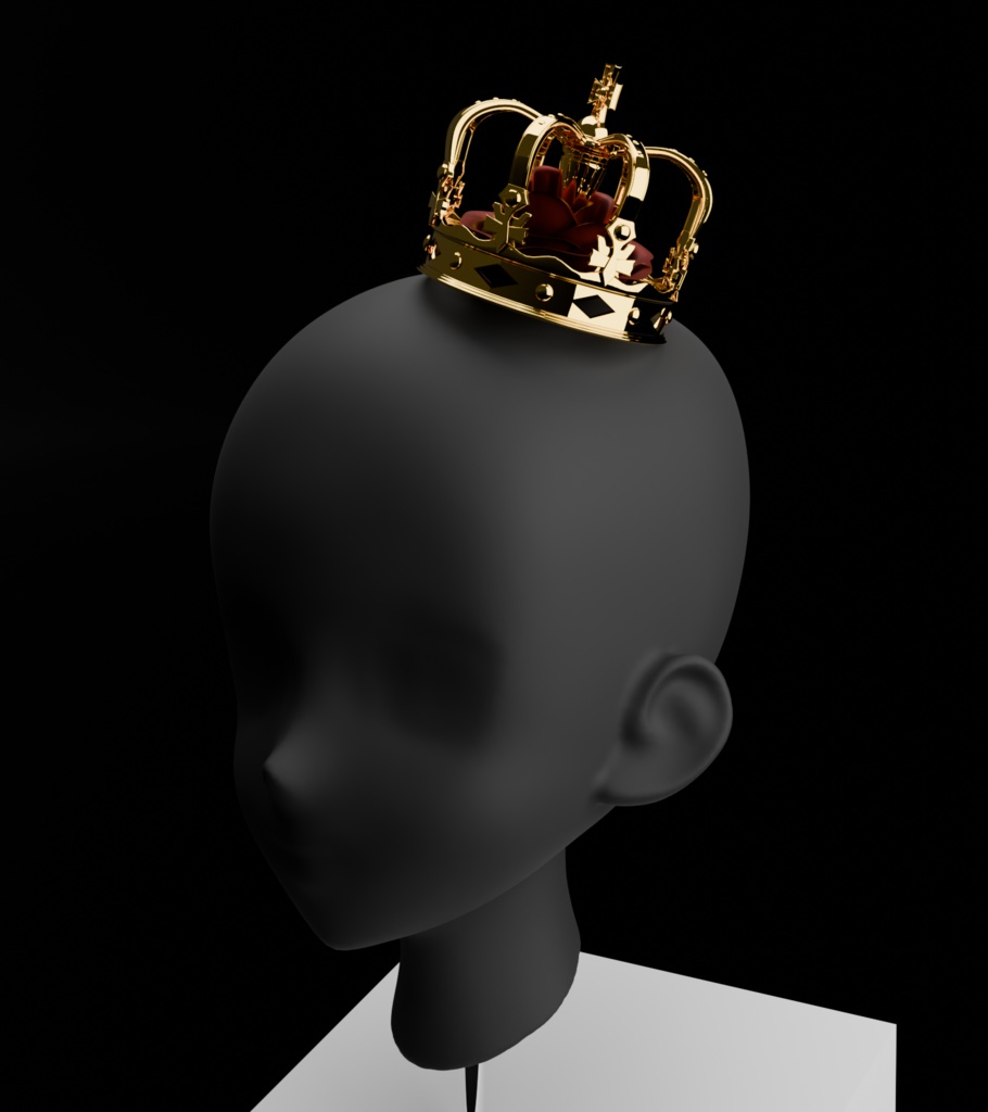 【VRChat】薔薇の王冠 カラバリ2種