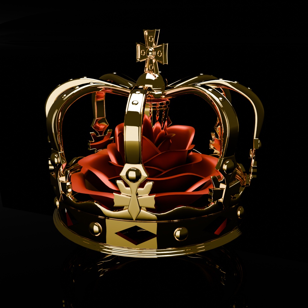 【VRChat】薔薇の王冠 カラバリ2種