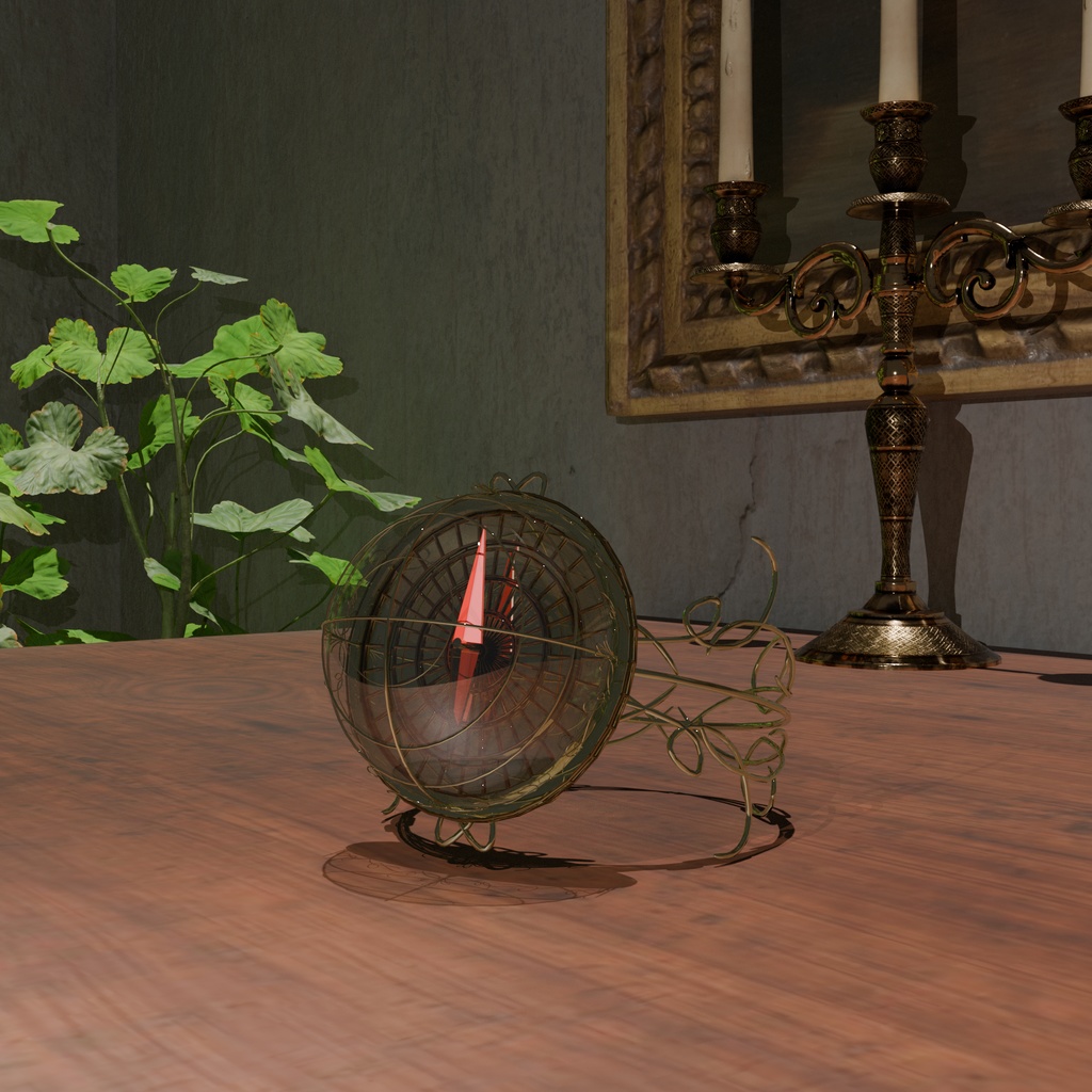 【VRChat】 Antique Compass【無料配布】