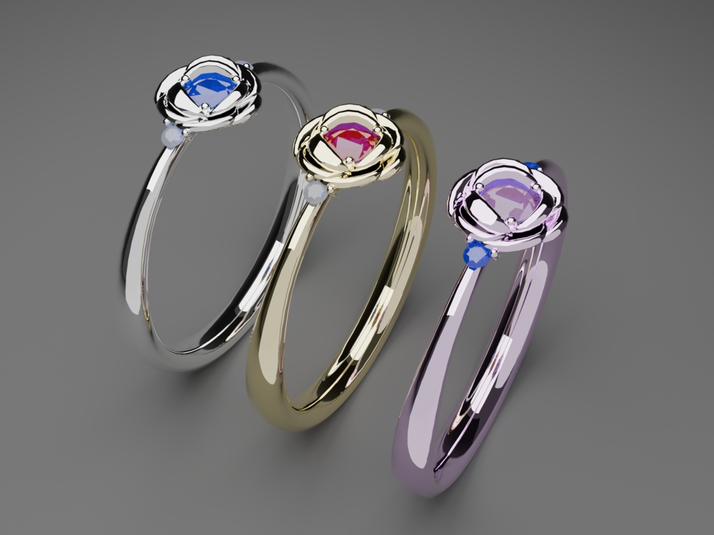 【VRChat】rose ring / 薔薇の指輪