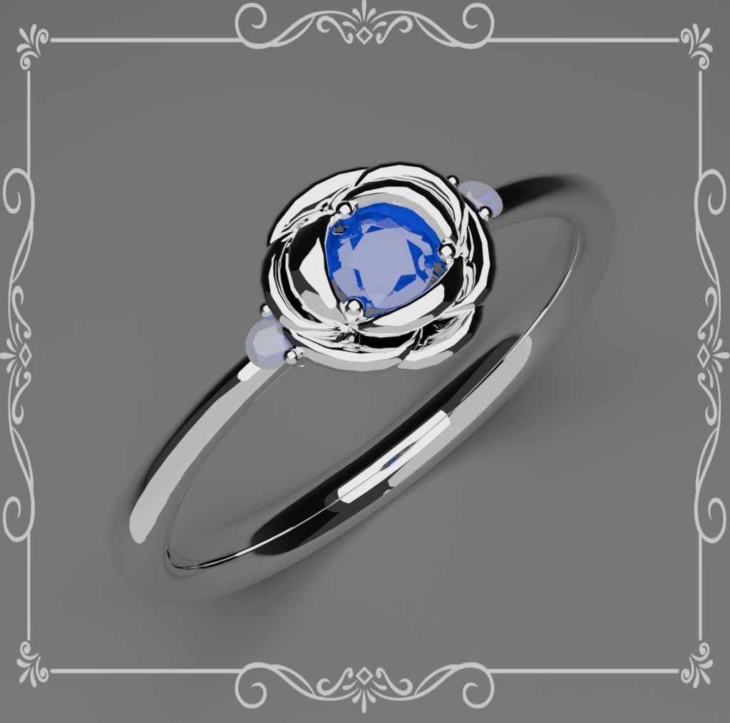 【VRChat】rose ring / 薔薇の指輪