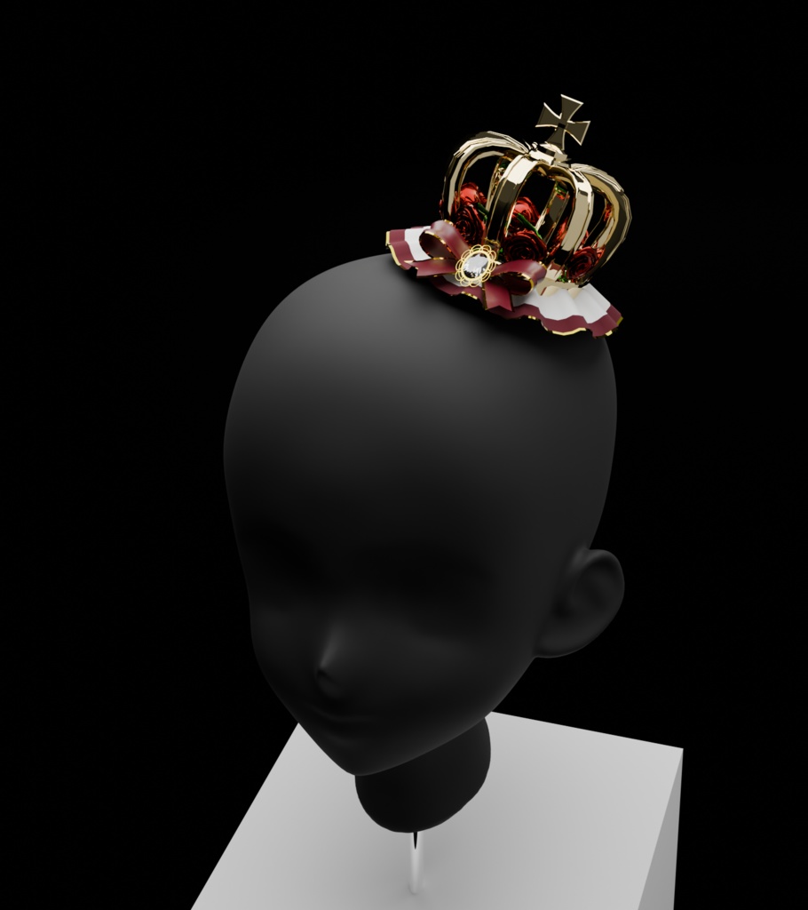 【VRChat】ribbon crown