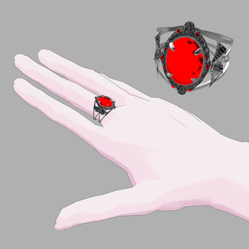 【VRChat】gothic ring