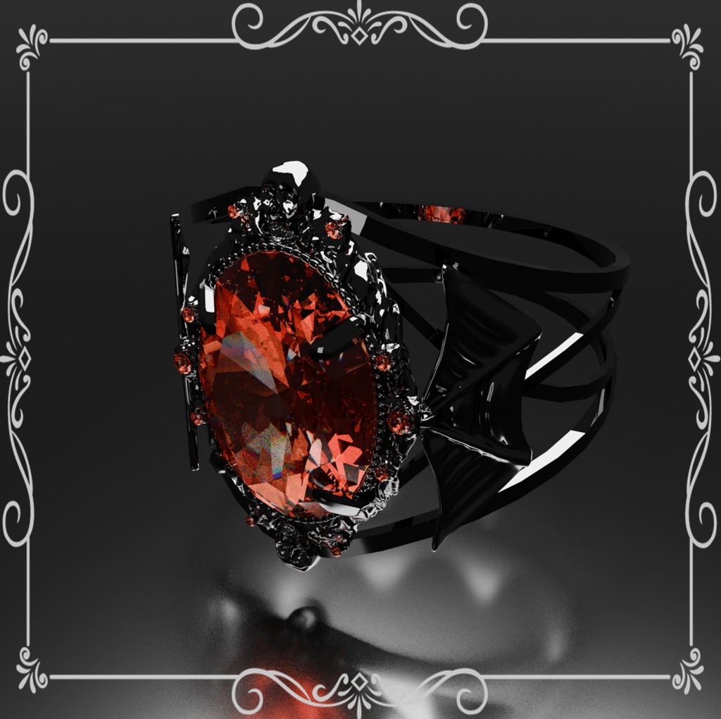 【VRChat】gothic ring