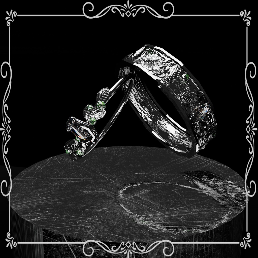 【VRChat】Jade Pair Ring