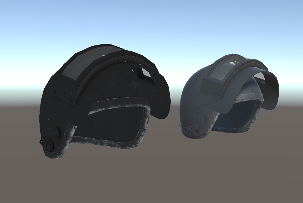 【VRchat向け | 3Dモデル】 ヘルメット ロシア軍 Rys-T 【小物】