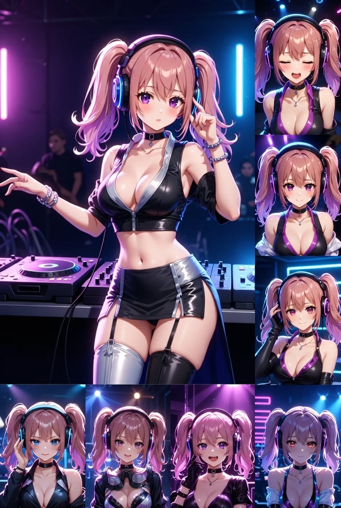 DJ/音楽系女の子シリーズ（キャラ特化）