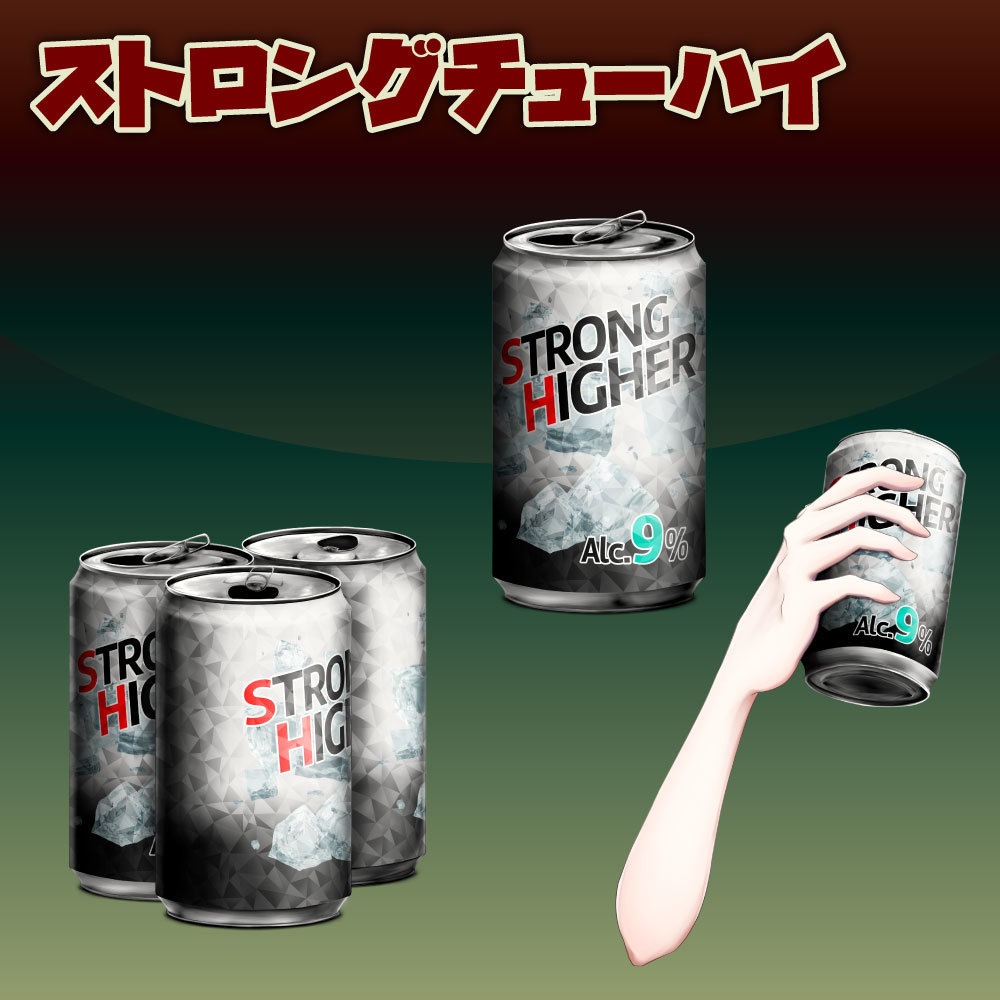 【Vtuber/配信向け】生活習慣終了素材【無料サンプルあり】