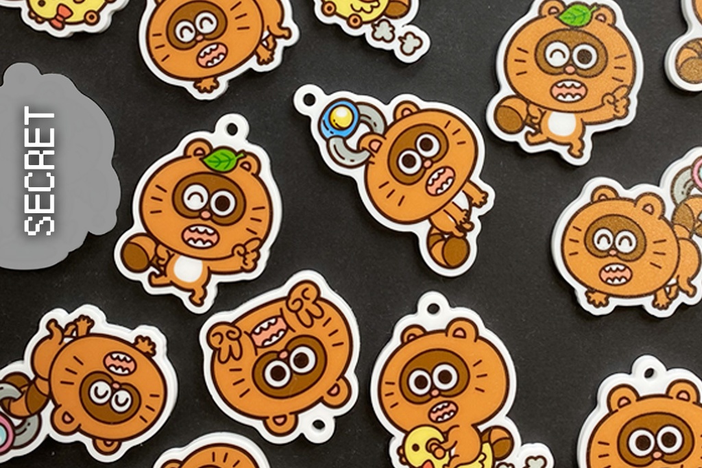 ランダムミニアクリルキーホルダー