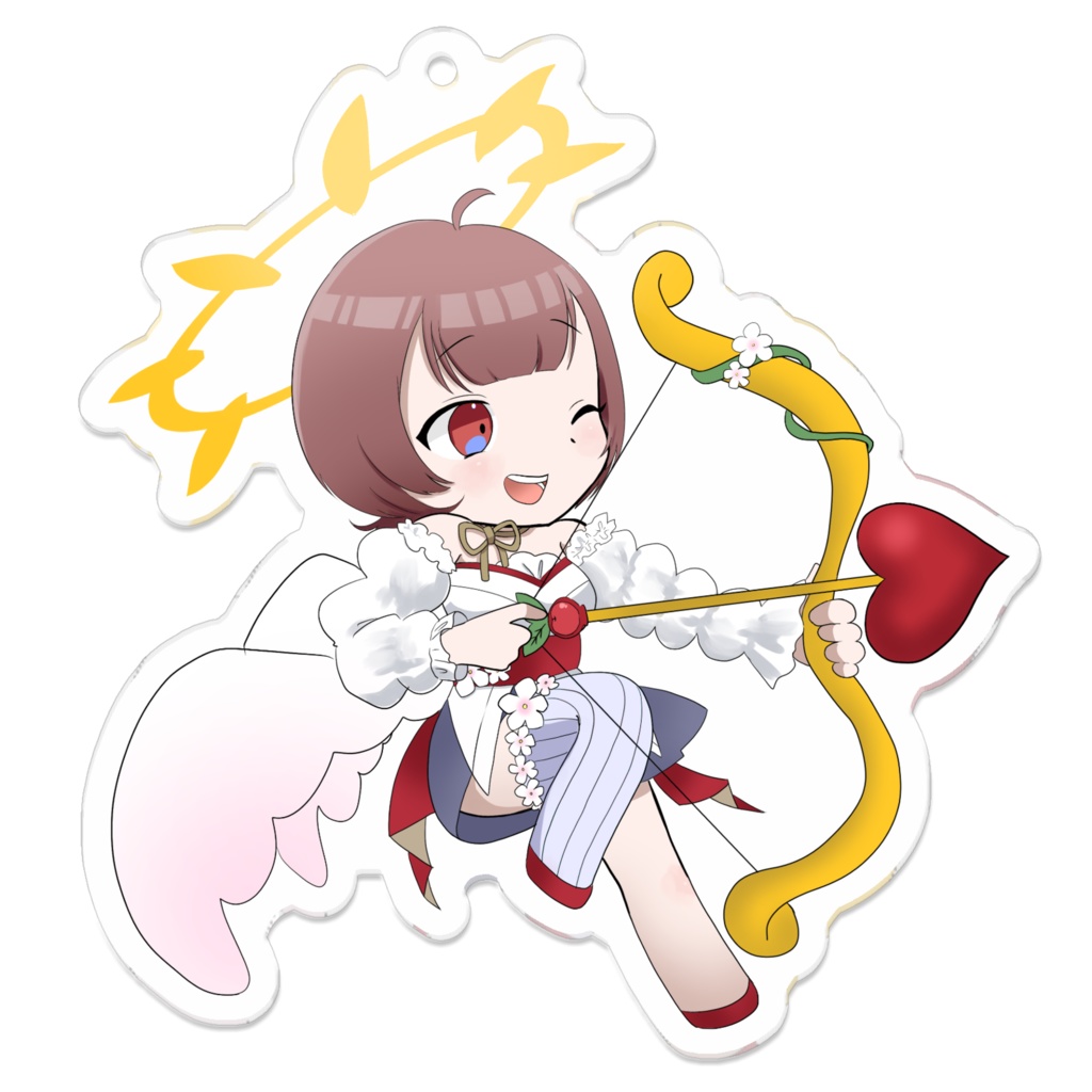 りんご雨アクキー(ハロウィン)