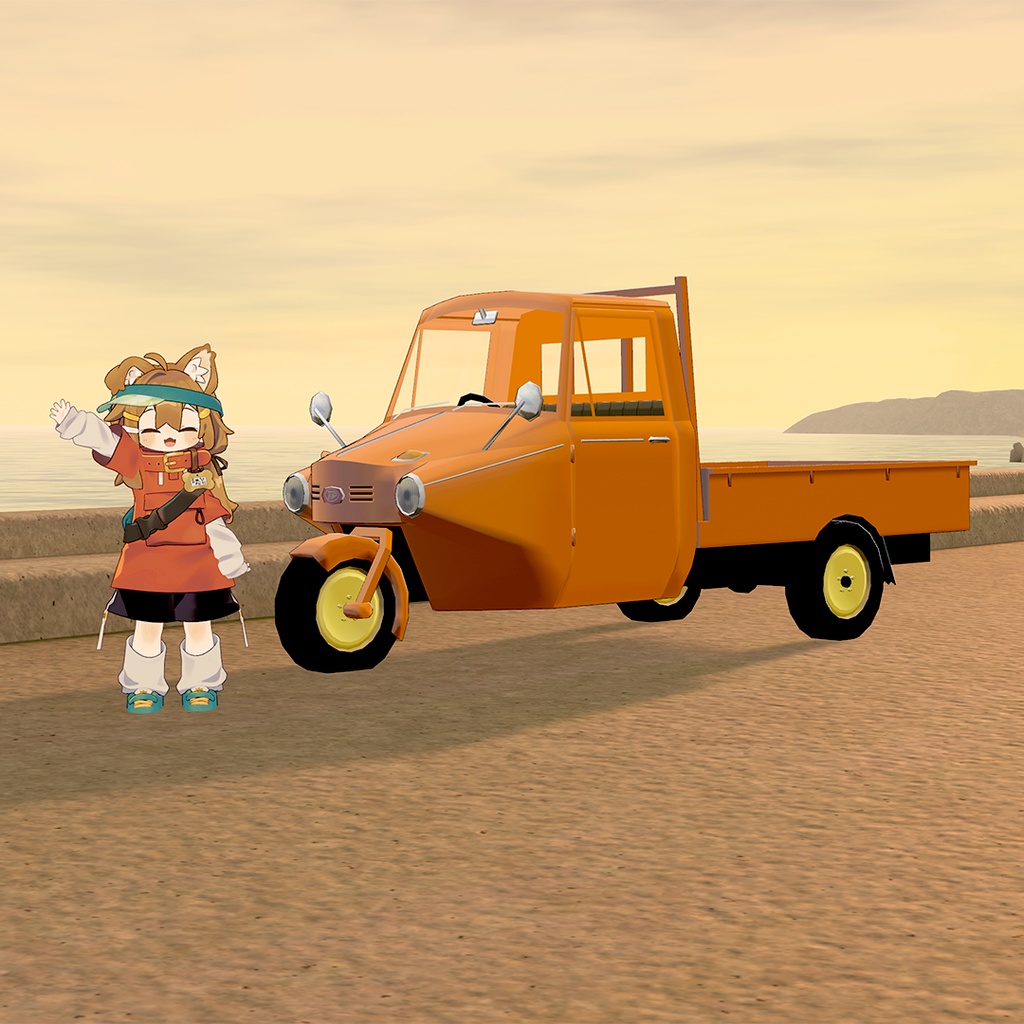 トライポーター オート三輪【アバターギミック・乗り物・MA設定済み】