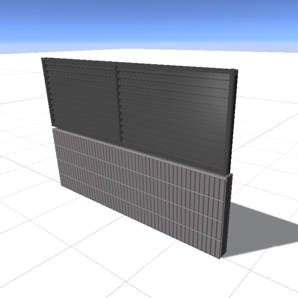 【無料】ルーバーフェンス -Louver Fence-