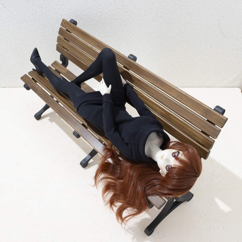 1/3ドールサイズ用 「公園のベンチ」 Ver3.0 幅60cm