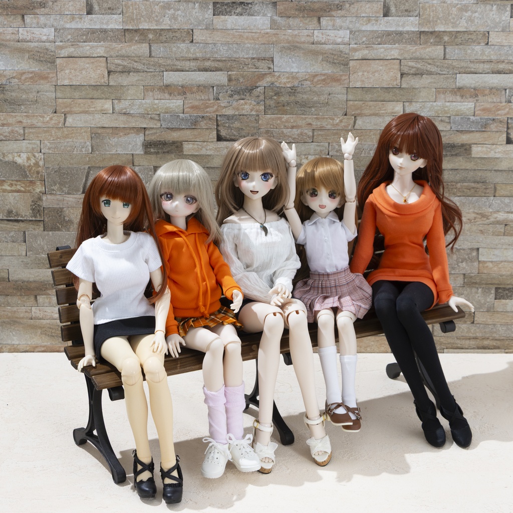 1/3ドールサイズ用 「公園のベンチ」 Ver3.0 幅60cm