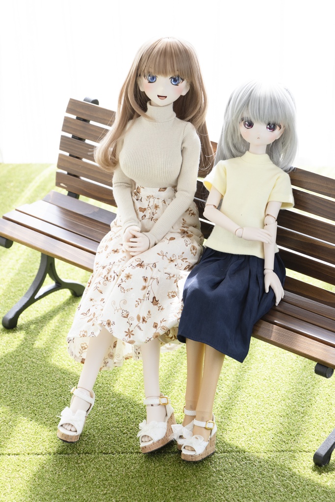 1/3ドールサイズ用 「公園のベンチ」 Ver2.0 幅60cm
