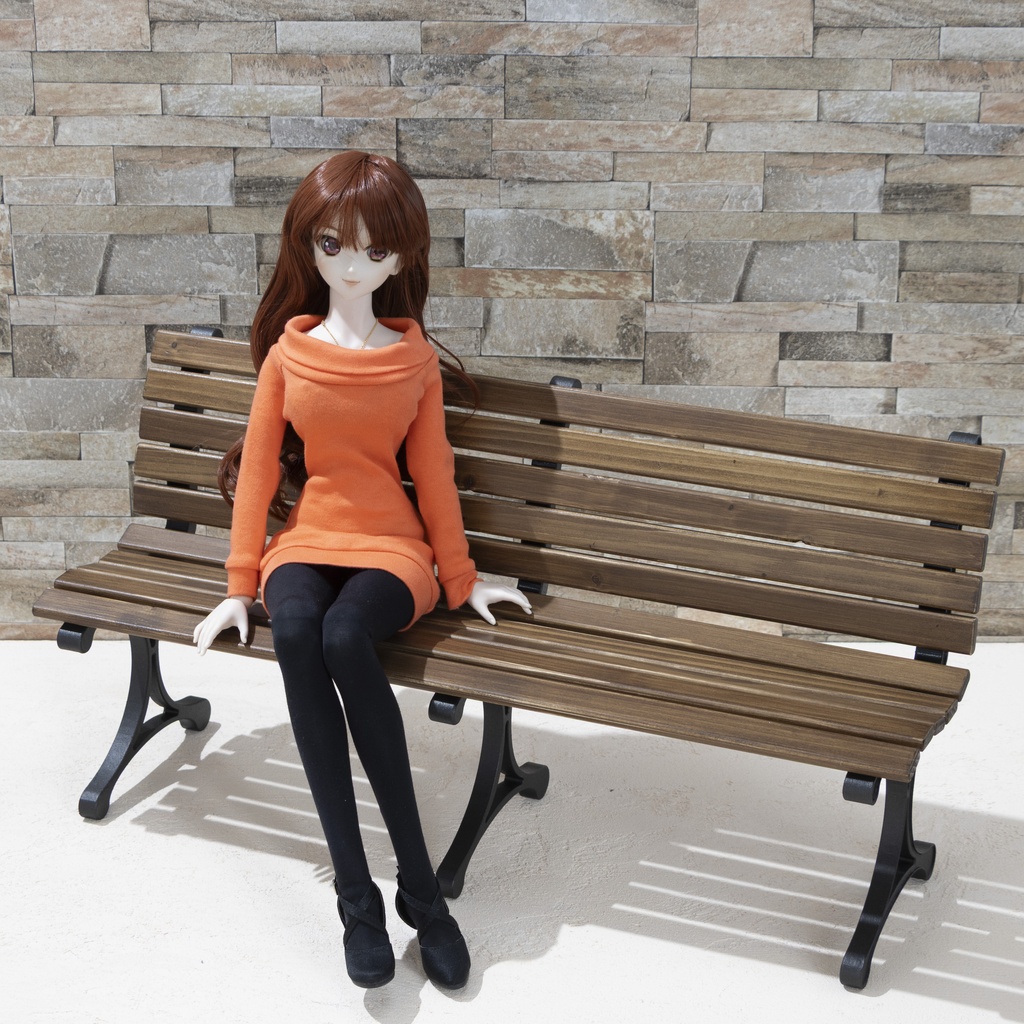 1/3ドールサイズ用 「公園のベンチ」 Ver3.0 幅60cm