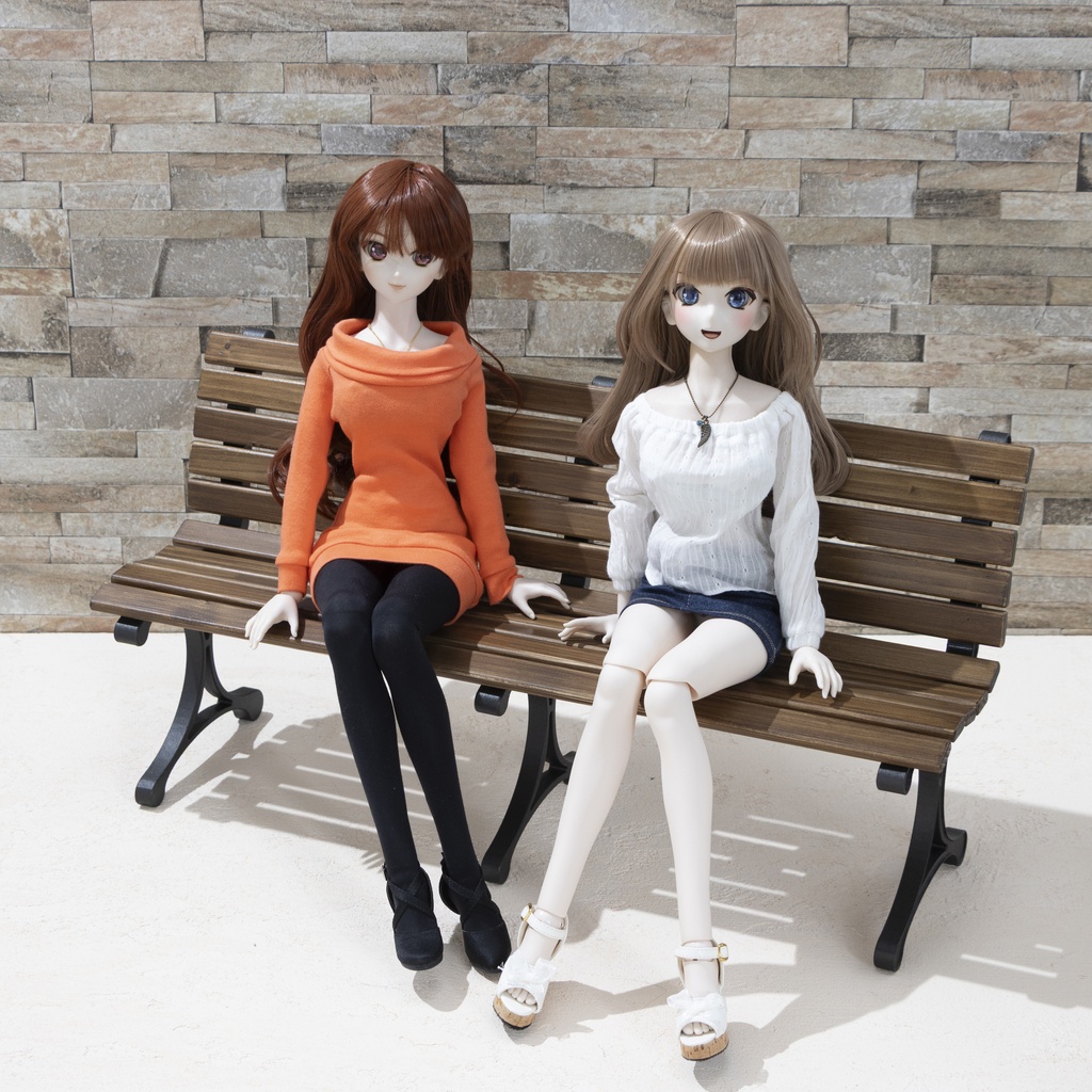 1/3ドールサイズ用 「公園のベンチ」 Ver3.0 幅60cm