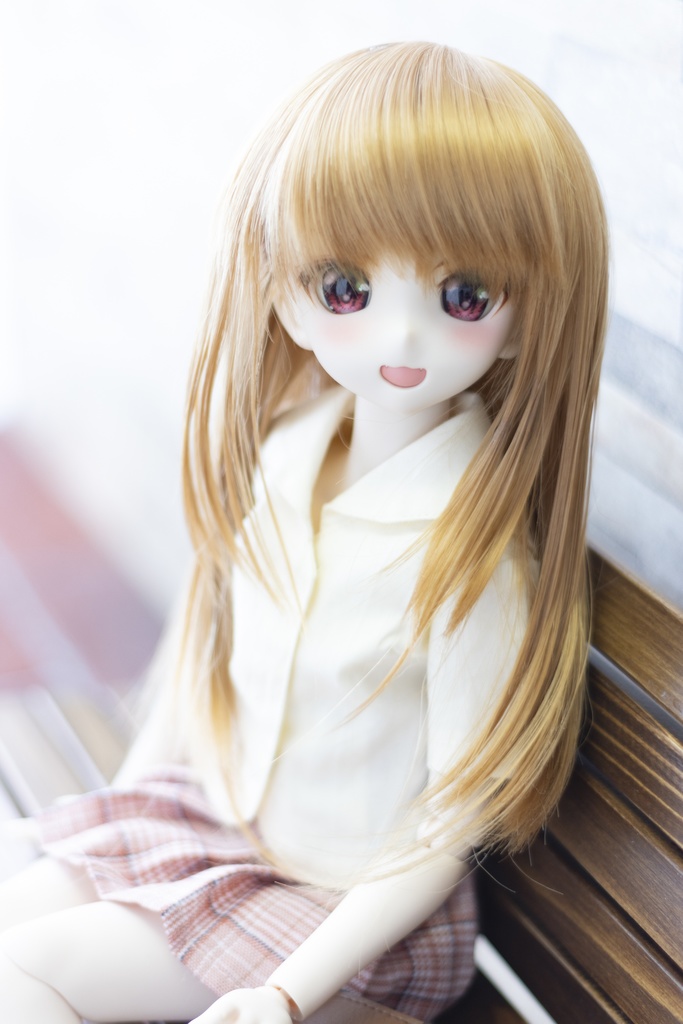 ドールサイズ「公園のベンチ」1/4サイズ 幅30cm ゆうパック発送
