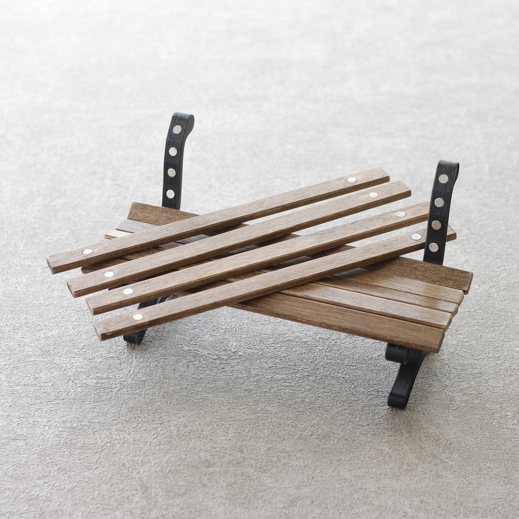 1/6サイズドール用 公園のベンチ