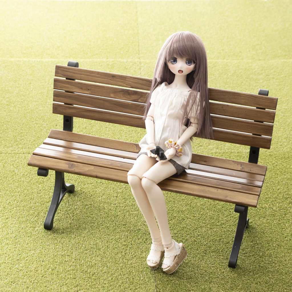 1/3ドールサイズ 公園のベンチ改良版 45cm