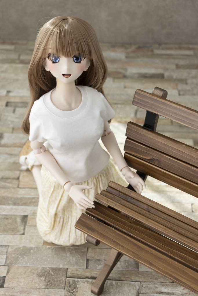1/3サイズ公園のベンチ 60cm 中古品 傷汚れ有り 現品のみ