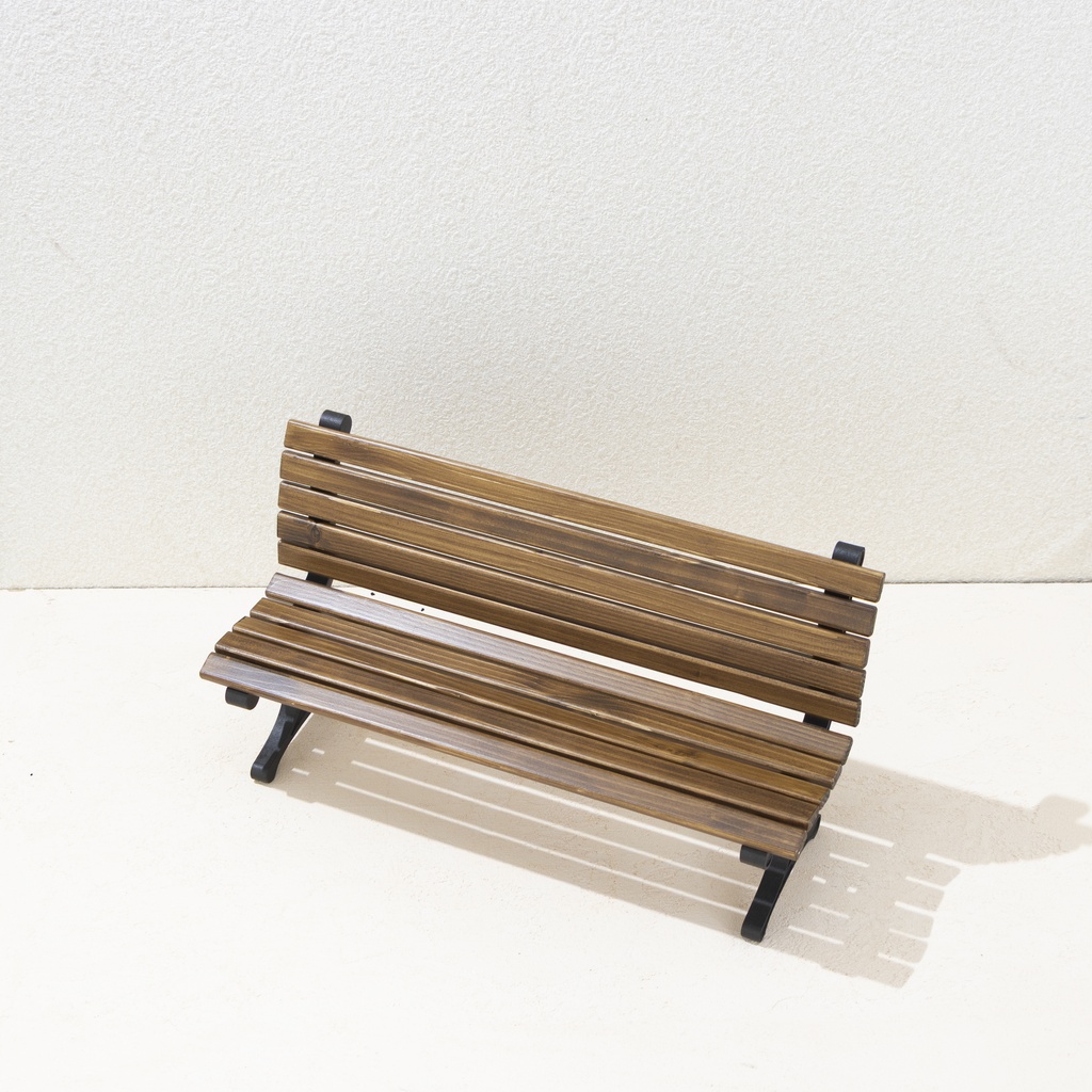 1/4ドールサイズ 「公園のベンチ」Ver3.0　幅45cm　板目WILD版
