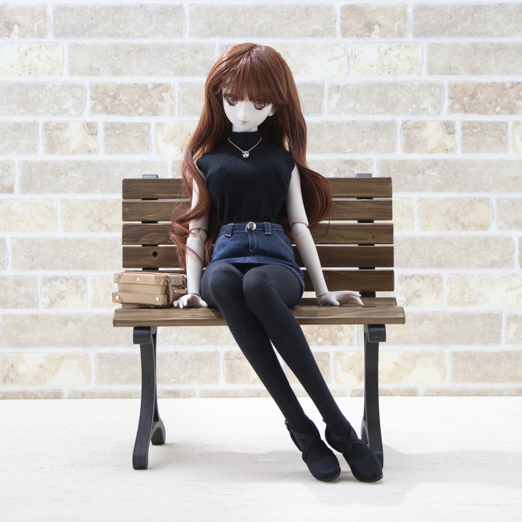 1/3サイズドール用「公園のベンチ」 Ver3.0 幅30cm　通常高さ